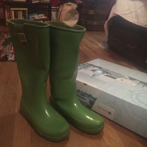 Women’s Sperry Top-Sider Pelican Green Rainboots